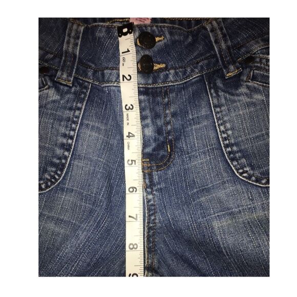 VTG Duck Head Jeans Co jeans Womens 9 blue denim bootcut CUTE POCKETS Retro Y2K - Picture 6 of 8